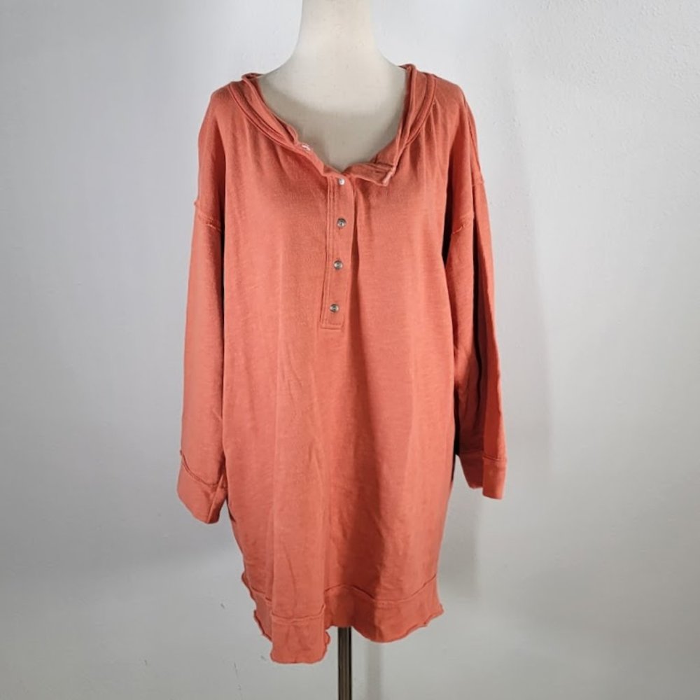 FREE PEOPLE INTIMATELY organic cotton pullover Sz S NEW - Picture 4 of 11